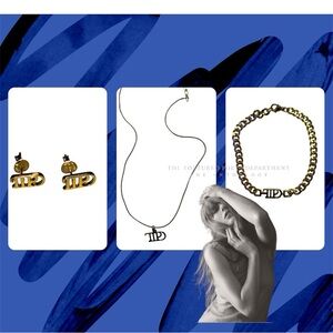 TTPD jewelry bundled together! - earrings, necklace, bracelet / Taylor Swift